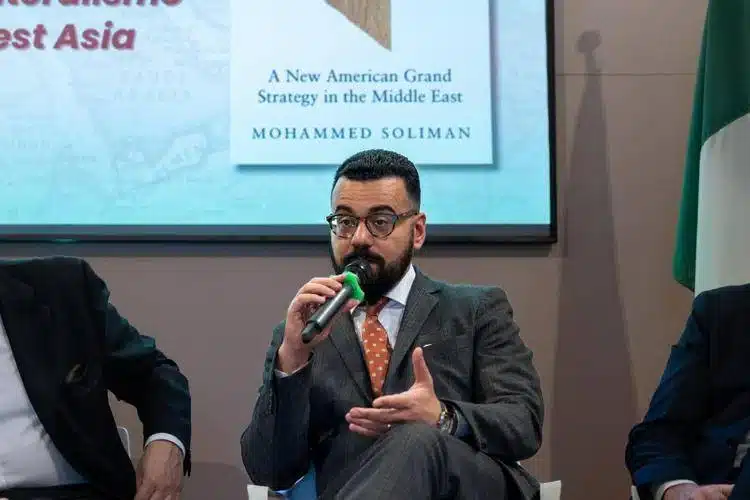 West Asia, la nuova strategia americana secondo Mohammed Soliman: “L’Italia ha un ruolo centrale nel Mediterraneo allargato”